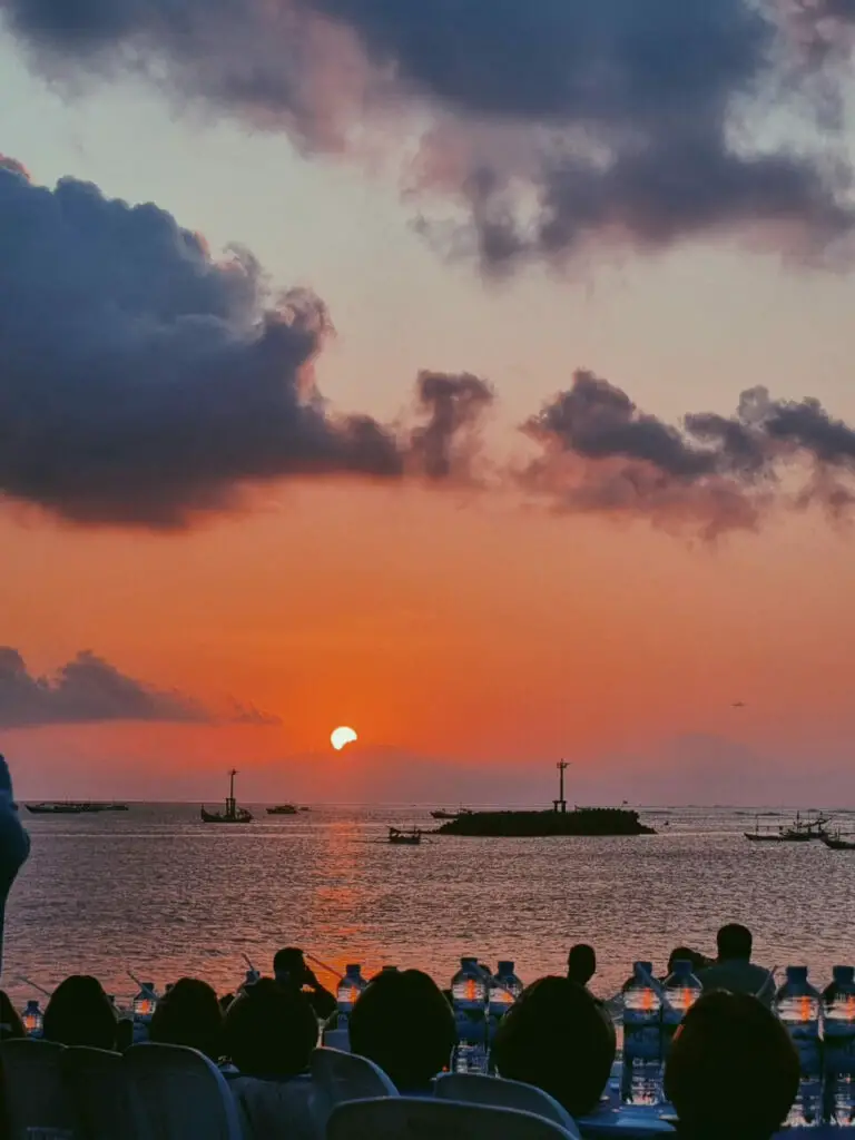 Sunset at Jimbaran Beach