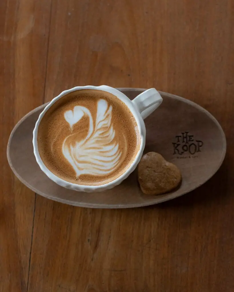 Coffee at The Koop Roaster & Cafe in Bali